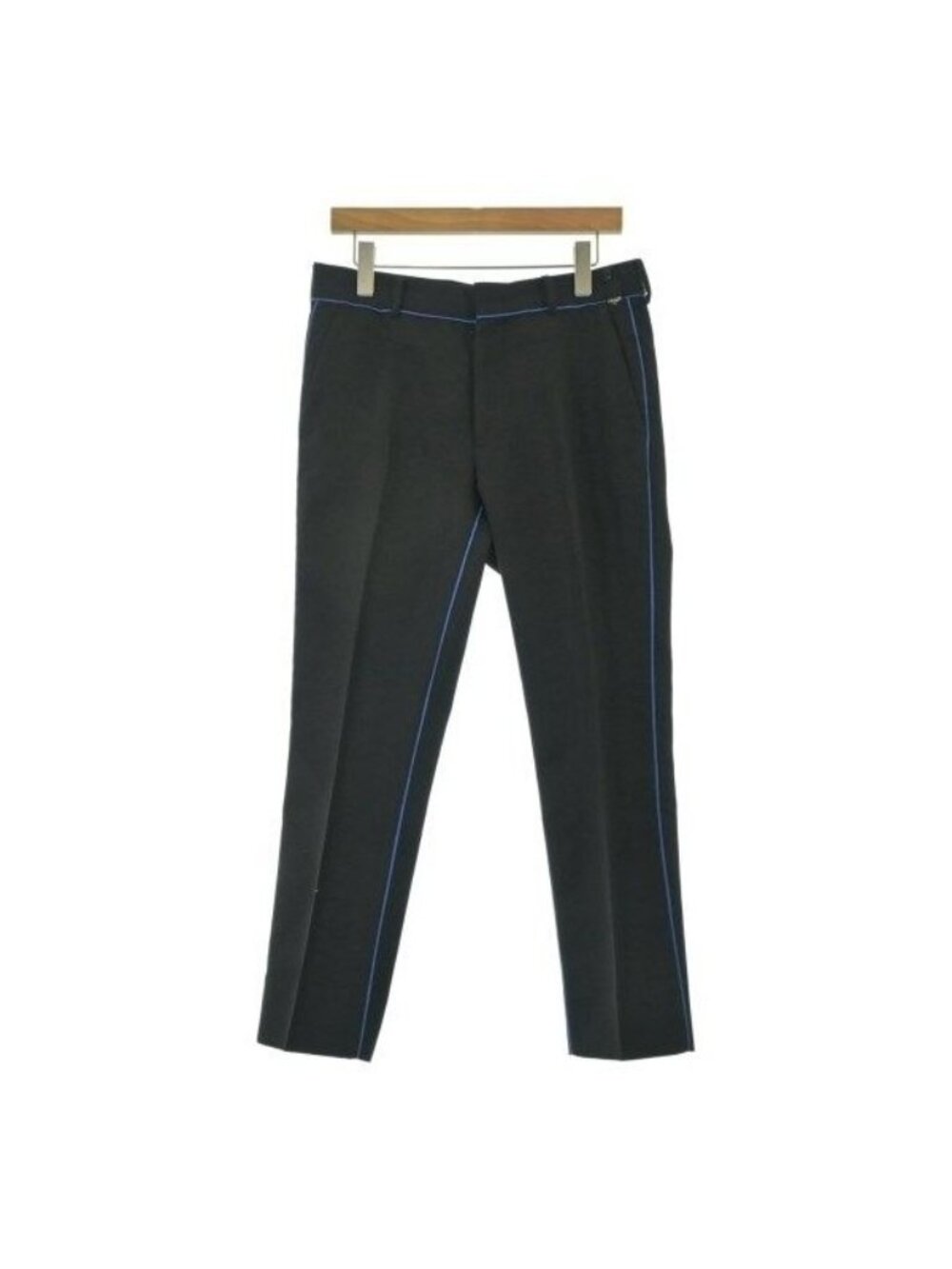 Fendi Trousers Pants Wool Black Blue